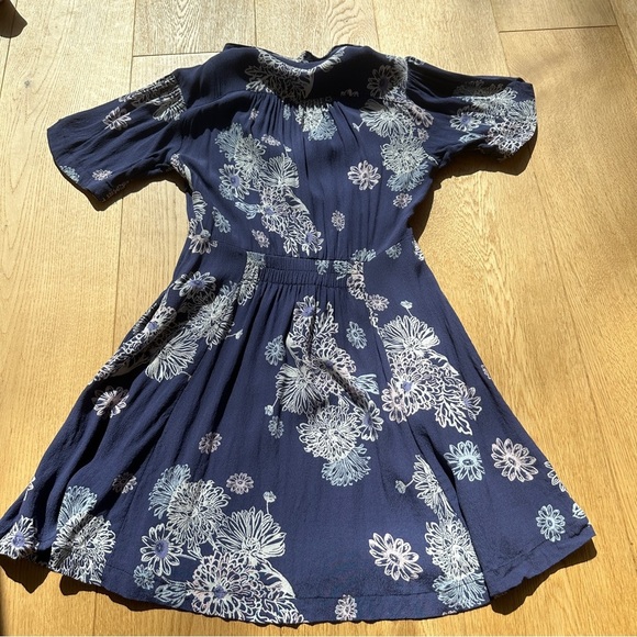 FREE PEOPLE Blue Hawaii Fit-and-Flare Dress - XS - Picture 14 of 14